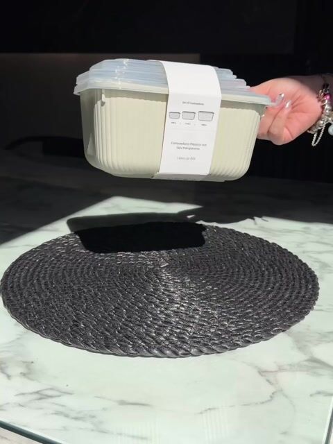 Video de Set x3 Tuppers Relieve Beige GHT-027B