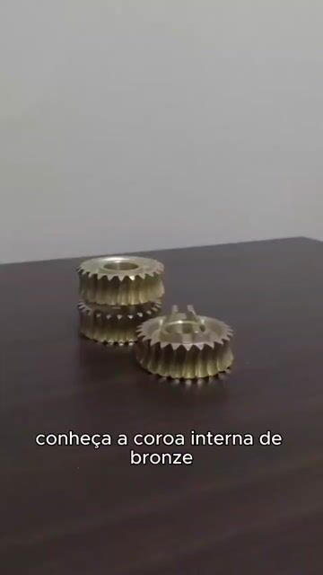 Vídeo de Engrenagem Bronze Coroa Peccinin Motor 25 Dentes Basculante