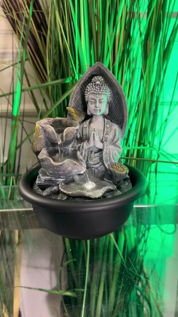 Video de Fuente De Agua Buda 19cm Cascada Zen Feng Shui Deco Interior
