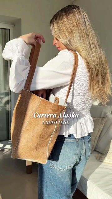 Video de Cartera Alaska Pelo - Tostado