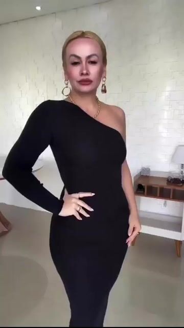 Vídeo de Vestido Modal Um Ombro