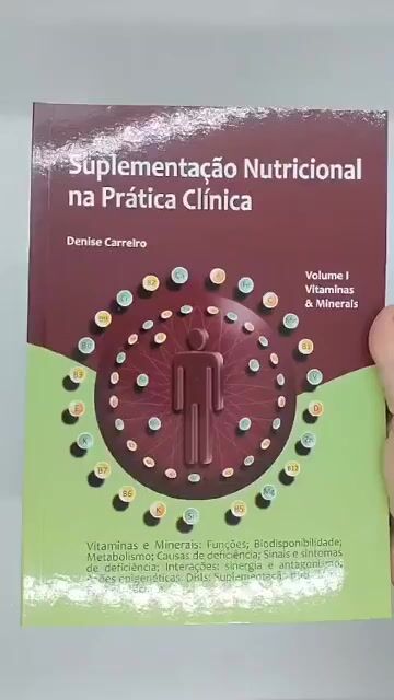 Vídeo de SUPLEMENTAÇÃO NUTRICIONAL NA PRÁTICA CLÍNICA (VOLUME I) - VITAMINAS E MINERAIS