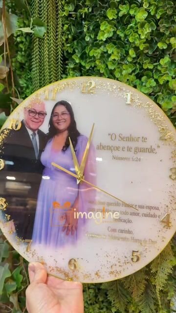 Vídeo de Relógio de parede personalizado