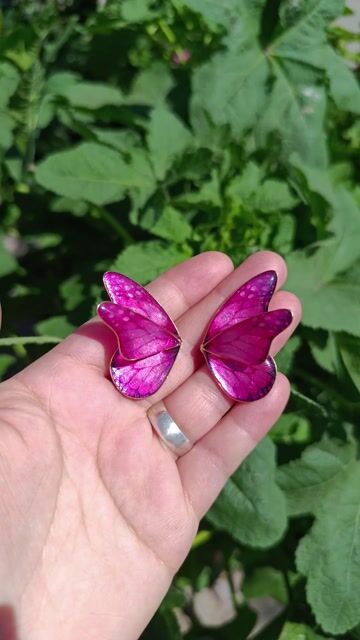 Video de AROS MARIPOSA FUCSIA