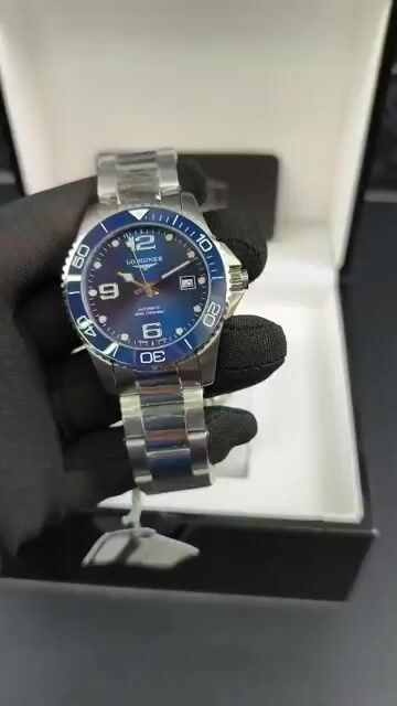 Video de Longines Automatic 41mm - AÇO/MOSTRADOR AZUL