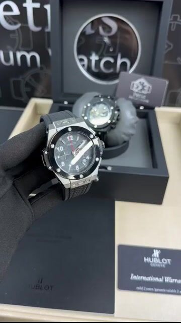 Video de Hublot Big Bang 42mm - Mostrador chumbo/caixa aço e preto