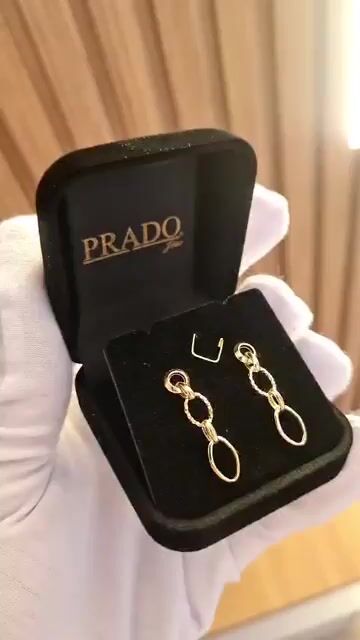 Video de Brinco De Ouro 18k Argolas Ovais