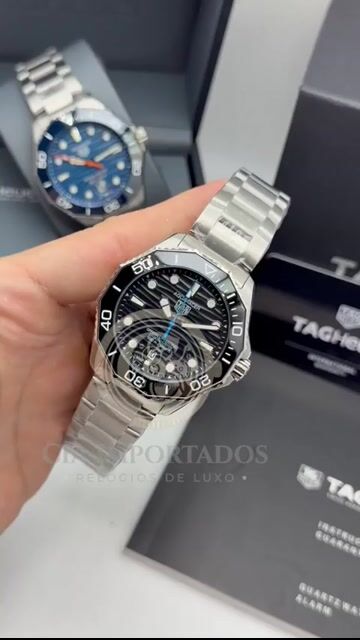 Vídeo de Aquaracer Relógio Premium Preto Masculino | CIA IMPORTADOS