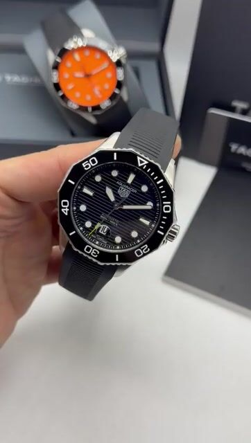 Video de TAG Heuer Aquaracer 43mm - AÇO/MOSTRADOR PRETO - SILICONE