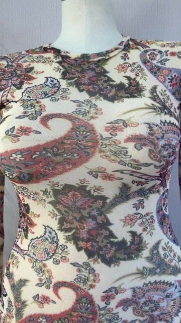 Video de Blusa tule estampada