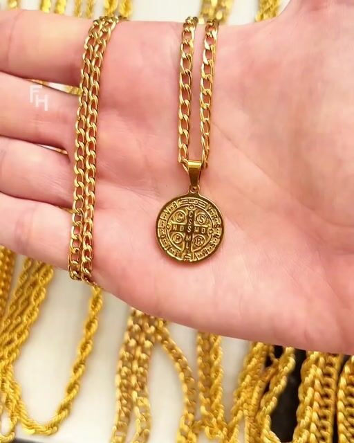 Video de Set San Benito Small - Bañado en Oro 18K
