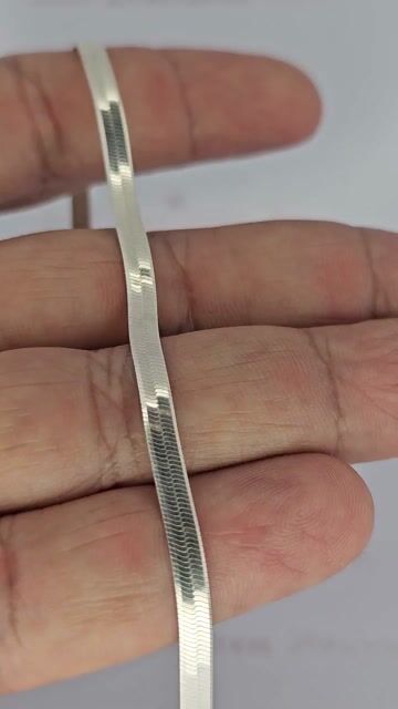 Video de Pulsera Plata 925 Italiana Plana Flex 19 Cm Mcs - C2274