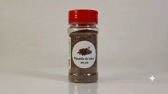 Vídeo de Pimenta do Reino em Pó