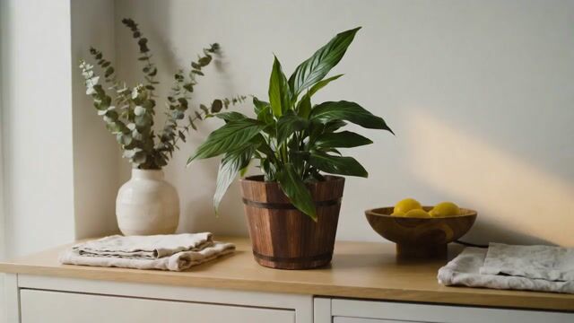 Video de Spathiphyllum (Cuna de Moisés) Pequeño (S)