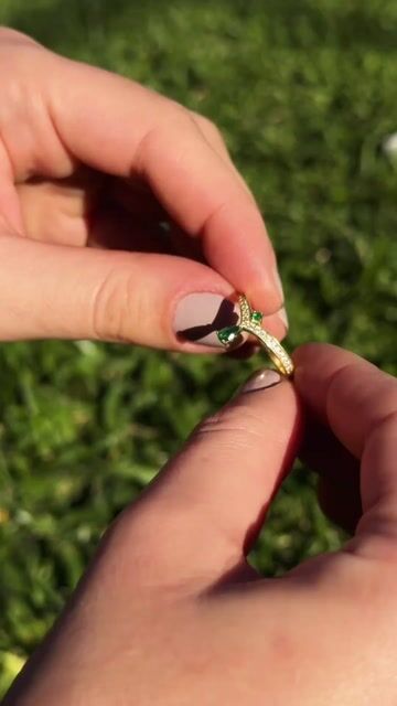 Video de Anel Aura I Prata 925 com Banho de Ouro 18K