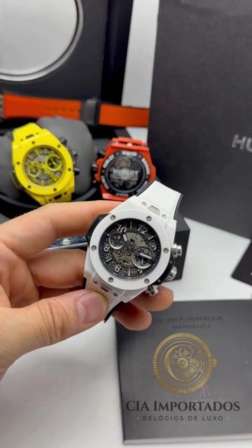Vídeo de Big Bang Relógio Premium Branco Masculino | CIA IMPORTADOS