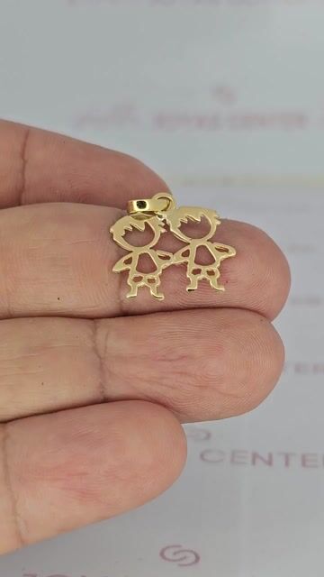 Video de Dije Oro 18k Nene Nene Calado 20x18 Mm C2177