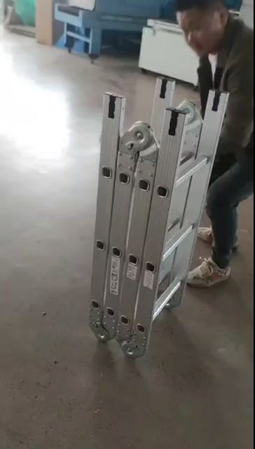 Video de Escalera Multifunción Aluminio 12 Pasos Plegable