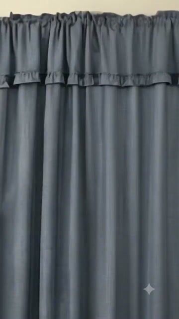 Video de Juego de cortinas gruesas con voladitos