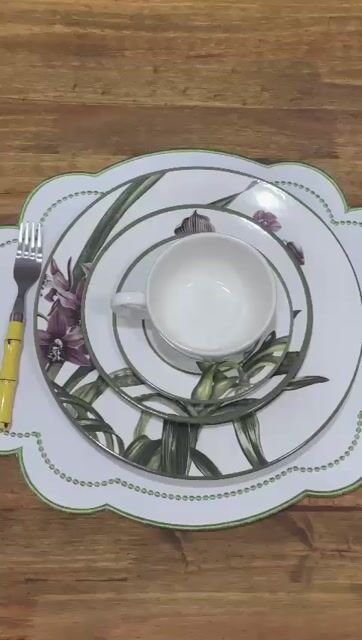 Video de Aparelho de Jantar 20 Peças - Coleção Orquideas Alleanza