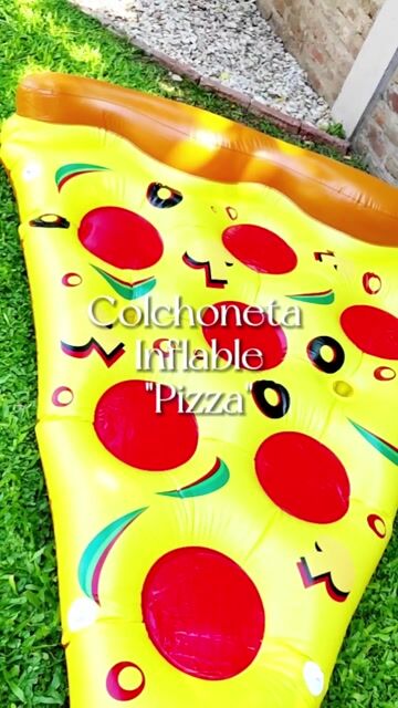 Video de Colchoneta Inflable Pizza Piscina Pileta Playa 158x190cm