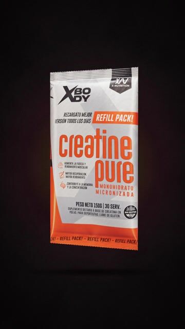 Video de Refill Pack Creatina Xbody 150gr Micronizada