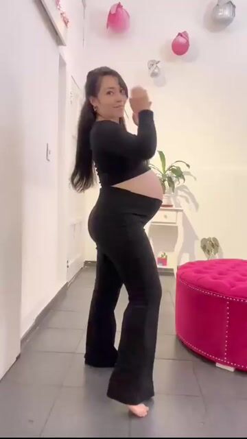 Video de Pantalón Oxford sin Corte Maternal de Invierno