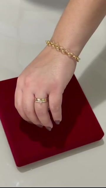 Video de Pulseira feminina elo português 5m