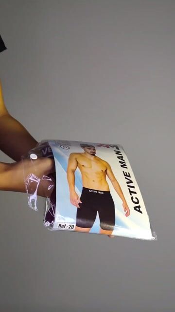 Vídeo de Cueca Long Leg Ciclista Boxer Cumprida em Microfibra com Cós