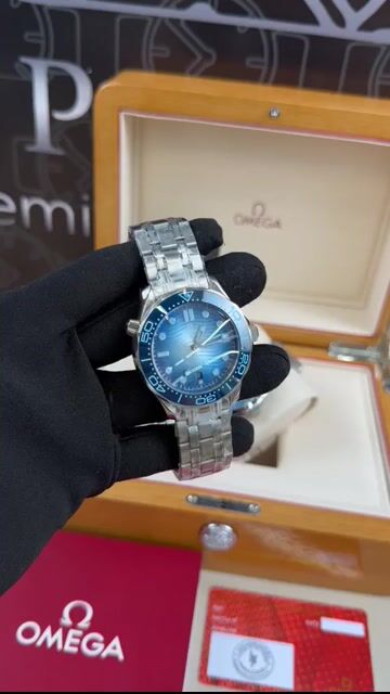 Video de Omega Seamaster 42mm - AÇO/MOSTRADOR AZUL