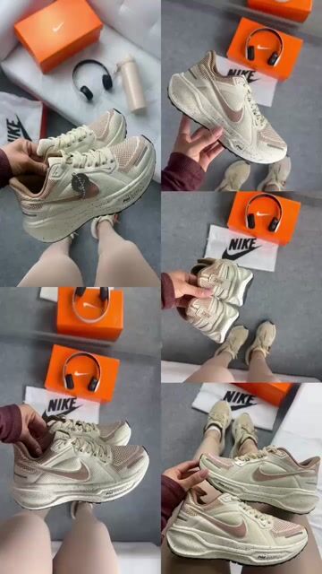 Video de Tênis Nike Pegasus 41 Areia/Caramelo