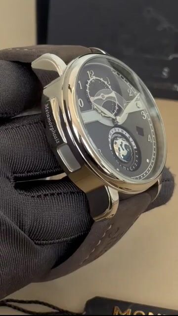 Video de Montblanc 44mm - AÇO/MOSTRADOR CINZA - COURO
