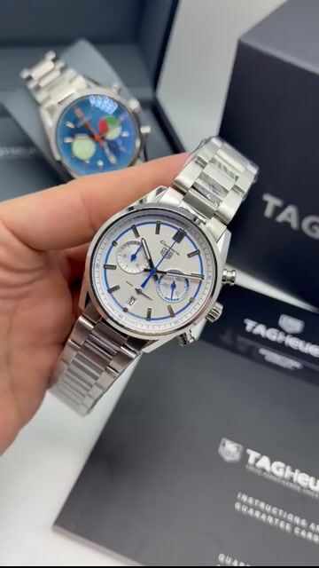 Video de TAG Heuer Carrera 44mm - AÇO/MOSTRADOR BRANCO