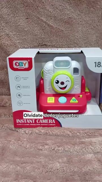 Video de Cámara De Fotos Con Proyector Para Bebés Con Luz y Sonido