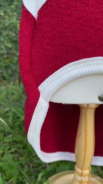 Vídeo de Roupa Pet para Cachorro Soft Bouclê Peluciado Vermelho