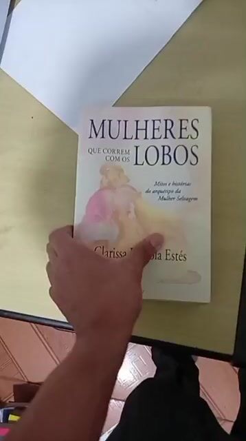 Vídeo de Livro Mulheres que Correm com os Lobos Clarissa Pinkola Estés [usado]