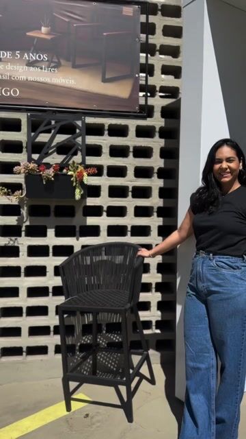 Video de Banqueta Riviera em Alumínio e Corda Náutica | Banqueta para Cozinha, Bancada e Área Gourmet