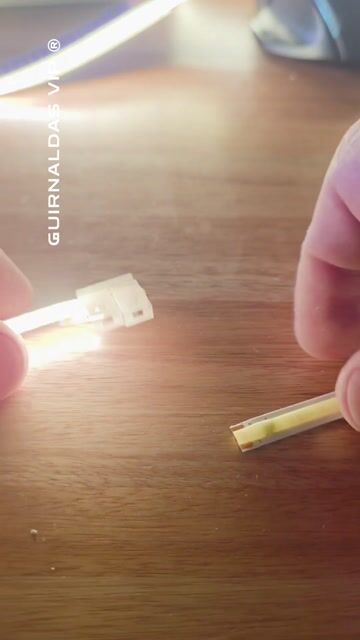 Pack 3 Empalmes conector union tiras led 8mm cob luces