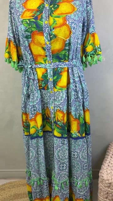 Video de Vestido Longo de limão siciliano longo Cod:20