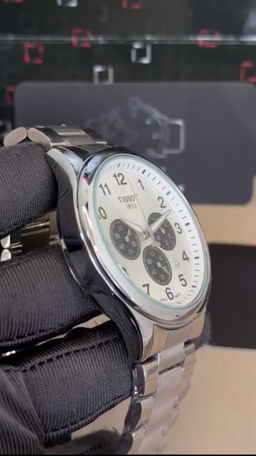 Video de Tissot chronograph 44mm - AÇO/MOSTRADOR BRANCO