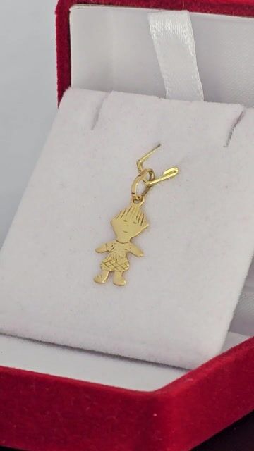 Video de Dije Nene Oro 18k Pulido Joyas Center 8x16 Mm C777