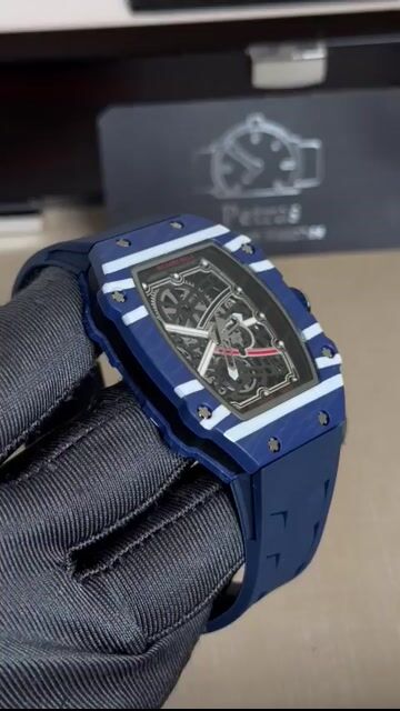 Video de Richard Mille 38mm - RESINA/MOSTRADOR SKELETON - SILICONE