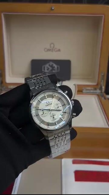 Video de Omega chronograph 43mm - AÇO/MOSTRADOR BRANCO
