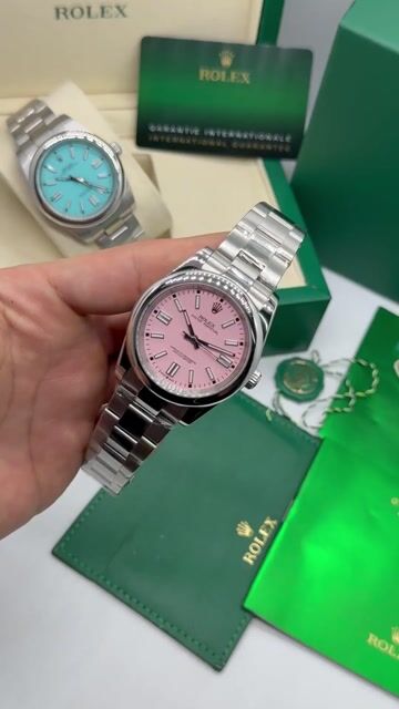 Vídeo de Oyster Perpetual Relógio Premium Mostrador Tiffany Masculino | CIA IMPORTADOS