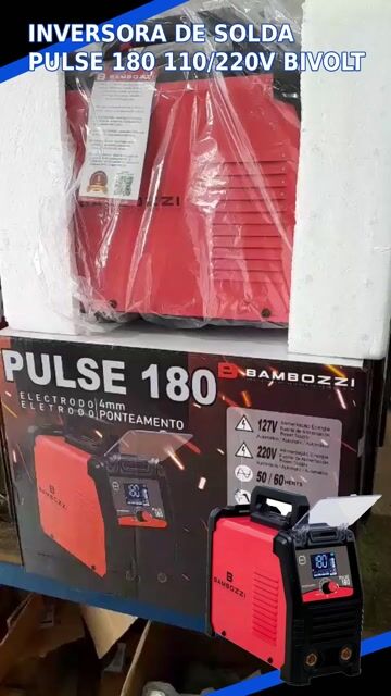 Vídeo de INVERSORA DE SOLDA PULSE 180 110/220V BIVOLT
