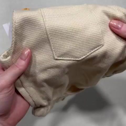 Video de Romper Bebê Unissex com Bolso Bege