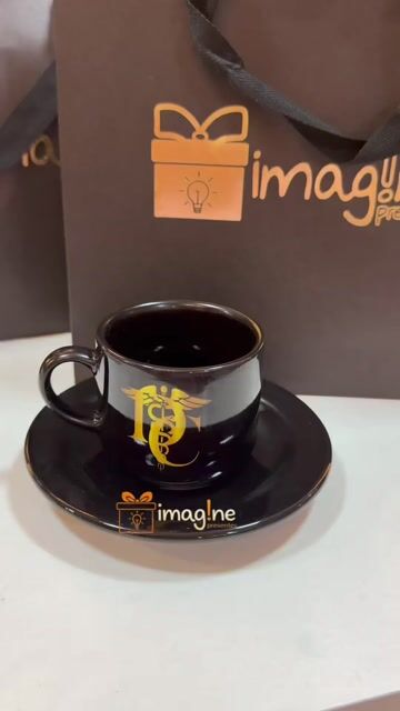 Vídeo de Xícara de café preta