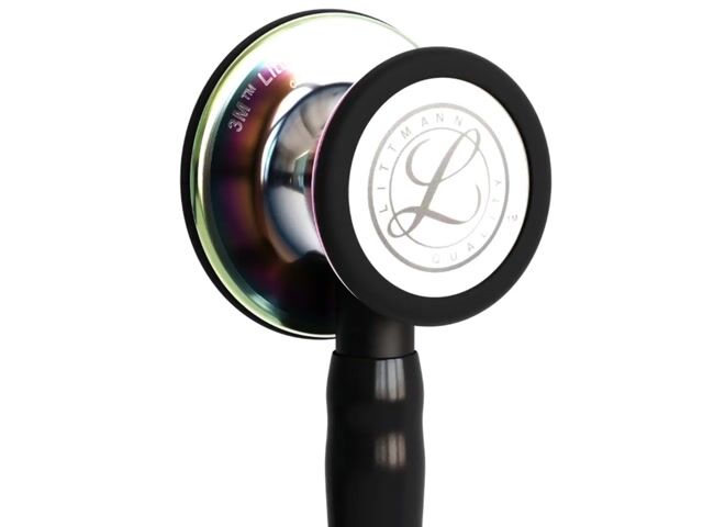 Vídeo de Estetoscópio 3M™ Littmann® Cardiology IV™ 6240 Preto Rainbow
