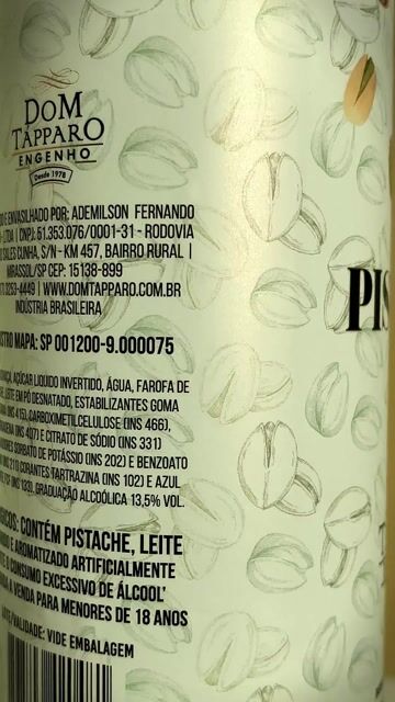 Video de Bebida Alcohólica Mixta Pistache
