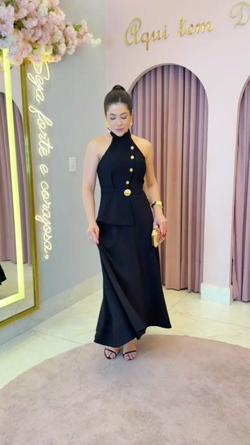 Video de VESTIDO GLAUCIANY - REF. 2159 - PRETO